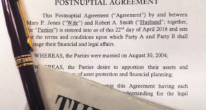 Postnuptual Agreement