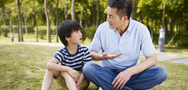 If they are old enough, talk to your children about safe behaviors.